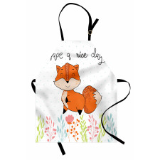 Have a Nice Day Wording Animal Apron