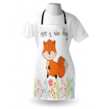 Have a Nice Day Wording Animal Apron