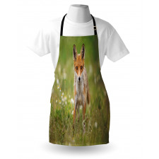 Young Curious Coyote Animal Apron