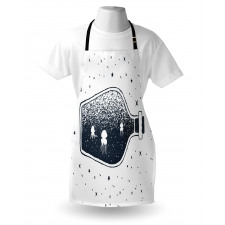 Octopus in a Bottle Apron