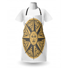 Sun Compass Art Apron