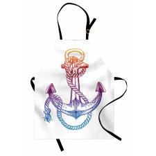 Ombre Anchor Rope Apron