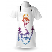 Ombre Anchor Rope Apron