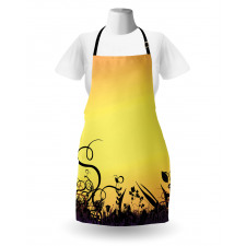 Ombre Sunset Botany Apron