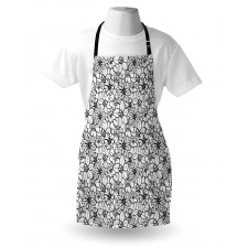 Cartoon Style Petals Apron