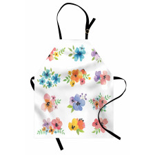 Watercolor Bouquets Apron