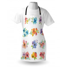 Watercolor Bouquets Apron