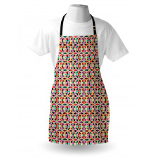 Rounded Art Flower Apron