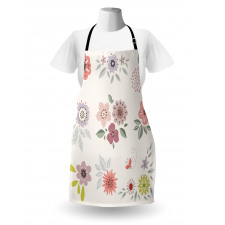 Continuous Flowers Apron