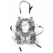 Baroque Crown Apron