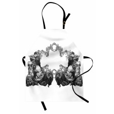 Antique Floral Arch Apron