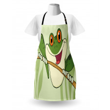 Happy Amphibian in Jungle Apron