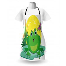 Animal on Leaf Cartoon Sun Apron