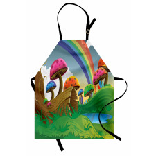 Sunny Playful Foliage Apron