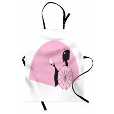 Woman Side Portrait Apron