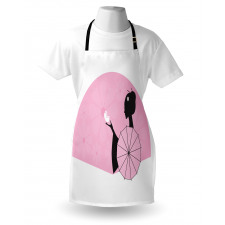 Woman Side Portrait Apron