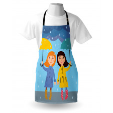 Girls Under the Rain Apron