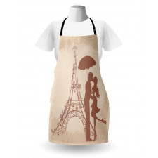 Couple Eiffel Tower Apron