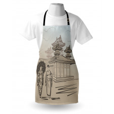 Women Walking Apron