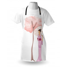 Woman Blossom Tree Apron