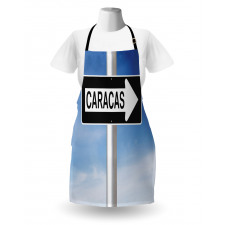 Caracas Lettering Sign Apron