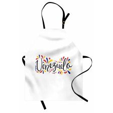 Colorful Cursive Wording Apron