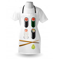 Japan Sushi and Chopsticks Apron