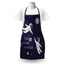 Love Wording Astronauts Apron