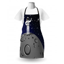 Man Landed on Moon Apron