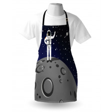 Man Landed on Moon Apron