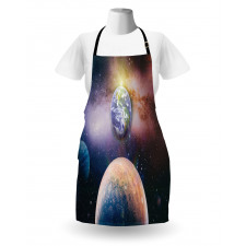 Panoramic Galaxy Scene Apron