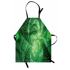 Abstract Swirling Spirals Apron