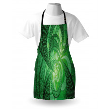 Abstract Swirling Spirals Apron