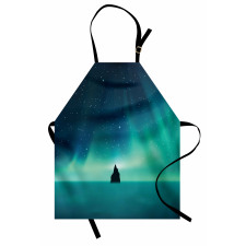 Aurora Borealis Single Rock Apron