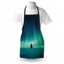 Aurora Borealis Single Rock Apron