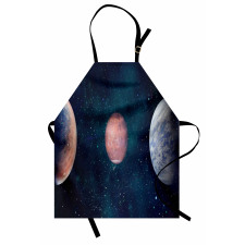 Planets Starry Galaxy Space Apron