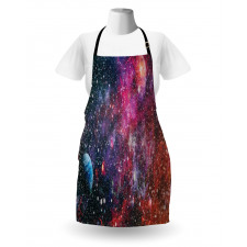 Abstract Jumble Space Apron