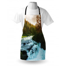 Sunrise Springtime Pines Apron