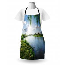 Calm River in Summer Apron