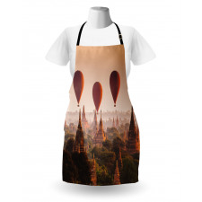 Hot Air Balloon Myanmar Apron