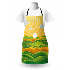 Fields Hills at Dawn Apron