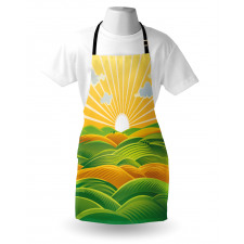 Fields Hills at Dawn Apron