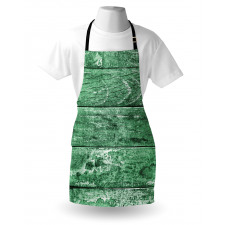 Cracked Look Wooden Apron