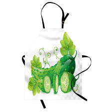 Juicy Cucumber Graphic Apron