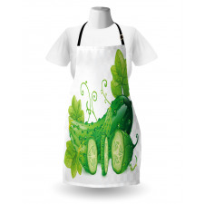 Juicy Cucumber Graphic Apron