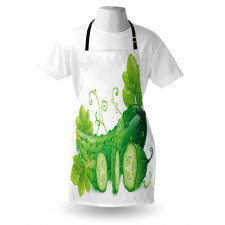 Juicy Cucumber Graphic Apron