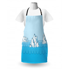 Frosty Elements Floating Apron