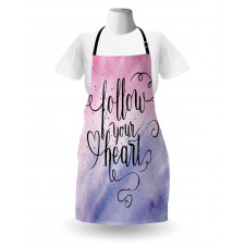 Follow Your Heart Words Apron