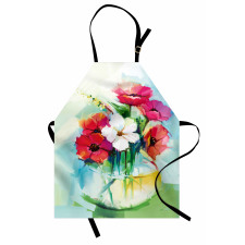 Flowers in a Vase Art Apron