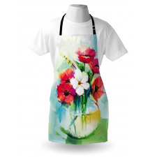 Flowers in a Vase Art Apron